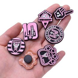 25styles sport shoe charms football shoecharms buckle clog charms accessories shoe flowers cartoon charms gift