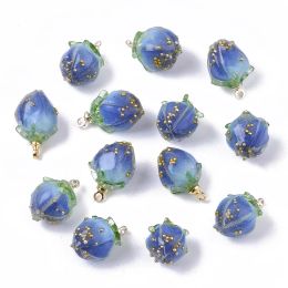 charms 20Pcs Handmade Natural Real Floral Dried Flower Epoxy Resin Pendants Mini Bud Charms DIY Earrings Necklace Making Findings