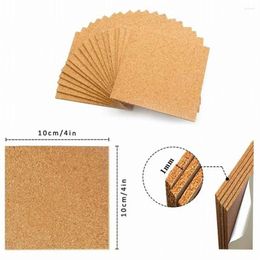 Table Mats With Back Glue Square Cork Mat 100 X 1mm School And Home For Reaching The Effect Of Resist Temperature