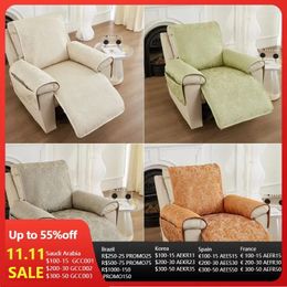 Chair Covers Recliner Sofa Cover Towel Armchair Case Mat Anti-Dust Non-Slip Lazy Boy Solid Color Universal Seat