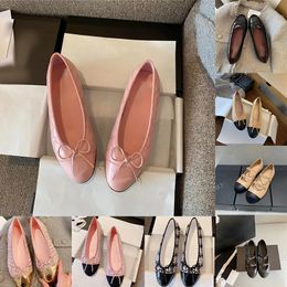 Dress shoes designer heels 100% cowhide letter bow Ballet wedding sneakers Lady leather Trample Lazy Loafers 【code ：L】34-42 GAI