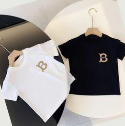 Summer Short Sleeved T-shirt Designer for Boys Girls Pure Cotton Clothes Summer Letters Half Sleeved Kid Tops Fashion Clothing