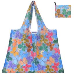 Cute Travel Storage Bag tote Bag oxford foldable print waterproof stuff sacks women trendy shopping bags