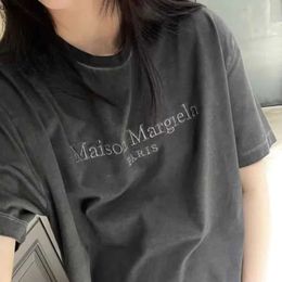 Margiela T Shirt Men Shirts Causal Printing Designer T-Shirt Breathable Cotton Short Sleeve Shirt Luxury Mm6 Summer Fashion Mens Clothing Oversized T Shirt 7020