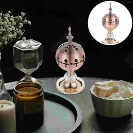 Candle Holders Candlestick Tealights Scented Censer Holder Charcoal Metal Party Decor Hollow-out