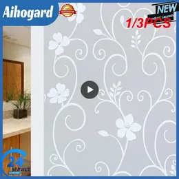 Window Stickers 1/3PCS Privacy Film Self-adhesive Glass Door Heat Control Anti UV For Office And Home