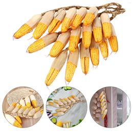 Decorative Flowers Fake Corn For Home Simulated Hanging Skewers Ornament Realistic Vegetable Decor