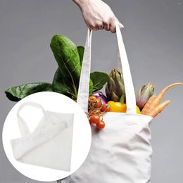 Storage Bags 8 Pcs Shopping Pouch Vegetable Bag Large Capacity Useful Canvas Household Blank Grocery Tote