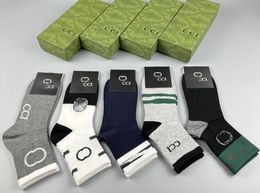 innovation 5 Colour hip pop Brand Men's designer Socks Black white Leisure New Style Men Women Soft Breathable Socks
