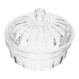 Dinnerware Sets Vintage Acrylic Fruit Bowl Decor Snack Serving Jar Wedding Candy Storage Holder