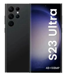 S23 Ultra 5G Akıllı Telefon 4G LTE SCTACE Çekirdek 6GB 128GB S22 6.8 inç Yumruk deliği Tam Ekran Parmak İzi Yüz Kimliği 13MP Kamera GPS 1TB 512GB 256GB