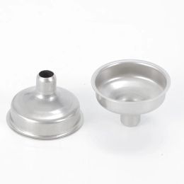 Small Funnel For Most Hip Flasks Kitchen Flask Wine Pot Wide Mouth Stainless Steel Funnels Wholesale LL