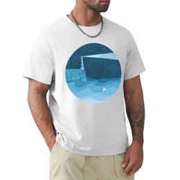 Men's Polos Lighthouse Blue Ocean T-shirt Quick-drying Blouse Cute Clothes Workout Shirts For Men