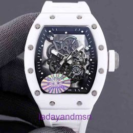 Richar Miller Watches Rakish Wrist Mechanical Cool Tv Factory Rm055 Business Leisure Full Ceramic Case Tape Mens New Luxury Style Pyj