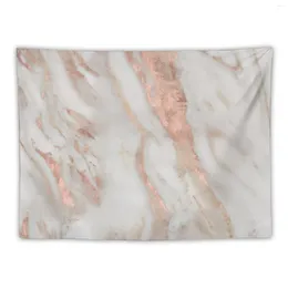 Tapestries Civezza - Rose Gold Marble Tapestry Wallpaper Decoration Wall