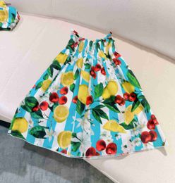 Fashion girls dresses Resort style design child partydress baby skirt Size 90-160 CM kids designer clothes Multiple styles Princess dress 24Mar