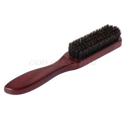 Brushes Hair Brushes Brush Wood Handle Boar Bristle d Comb Styling Detangling Straightening Drop 230325