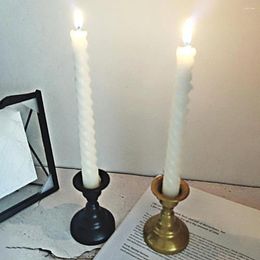 Candle Holders Container Anti-Deform Stand Iron Create Atmosphere Useful Holder Ornament Pography Prop