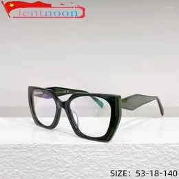 Sunglasses Frames Classic Retro Fashion Women Glasses Frame Acetate Brand Designer Personality Aesthetic Computer Reading Prescription