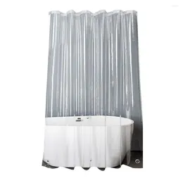 Shower Curtains Clear Curtain Liner With 3 Magnets Grommets Durable Quick-Drying Plastic For Bathroom