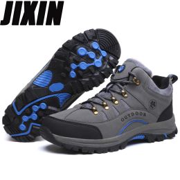 Boots Men Women Hiking Shoes Fleece Warm Winter Snow Shoes High Quality Outdoor Sport Trail Trekking Shoes Waterproof Climbing Sneaker