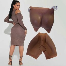 Breast Pad Silicone Hips And Buttocks Padded Panties 2.2Cm Thickness Butt-Lifting Shapewear Women Silicone Hip Shapers S Hourglass Figure 240330