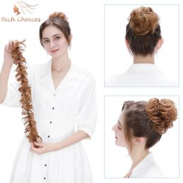 Bangs Rich Choices 32g Human Hair Scrunchie Updo Wrap Curly Messy Bun Hair Piece Chignons For Women Ponytail Hair Extensions