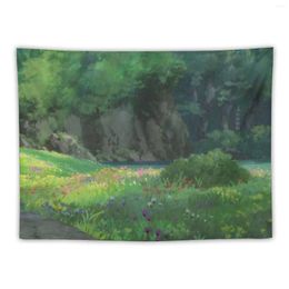 Tapestries Anime Forest Tapestry Decoration Room Decorative Wall Mural Bedroom Deco