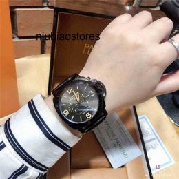Relógio masculino de alta qualidade designer relógio função completa luxo moda negócios couro clássico relógio pulso aox4