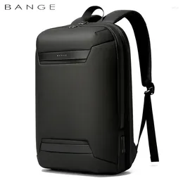 Backpack BANGE Waterproof Multi-Use Laptop For 15.6" Inch USB Charging Shockproof Business Briefcase Shoulder Bag Man Women