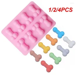 Baking Moulds 1/2/4PCS Bridal Show Decor Chocolate Jelly Mould Night Party Ice Tray Fondant Cake Mould For Wedding Hen Bachelorette