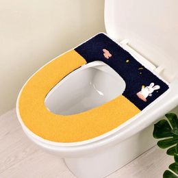 Toilet Seat Covers Pasted Mat Household Four Seasons Set Soft Skin Cartoon Washer Batch