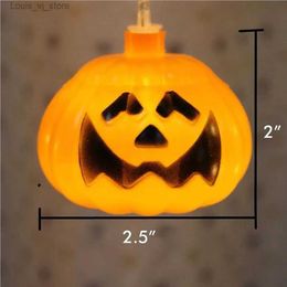 LED Strings Halloween String Light Decorative Festival Pumpkin Lantern DIY Night Lmaps Home Party New Year Gift Decorations YQ240401