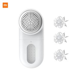 Control Xiaomi Mijia Lint Remover Clothes fuzz Pellet Trimmer Machine Portable Charge Fabric Shaver Removes for clothes Spools Removal