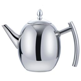 2L Stainless Steel Teapot with Tea Strainer Teapot with Tea Infuser Teaware Sets Tea Kettle Infuser Teapot for Induction 240315