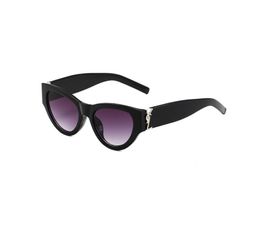 mens designer sunglasses womens sunglasses Luxury brand 94 sunglasses Letter s Fashion glasses Cat-eye retro sunblock Letter y small frame sunglasses double grey