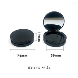 Storage Bottles Double Powder Empty Box Portable Magnetic Cosmetic Container Suitable For Eye Shadow Blush Compact Foundation