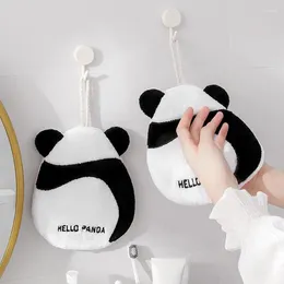 Towel Designed Chic Bathing Cute Cartoon Absorbent Hand Non-shedding Hanging Panda Wipe Soft Kids Towels