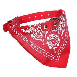 Dog Apparel Print Pet Scarfs Triangle Bibs Soft Touch Fabric Reusable Colourful Bandana S For People Cat