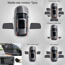2024 Car Magnetic For Window Sun Protection For Toyota Land Cruiser 200 2008 2012 2014 2015 2016 2017 2018 2019 2020 Accessories