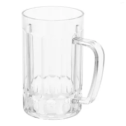 Wine Glasses Beer Mugs Large With Handle Pub Drinking Water Cups For Wedding Birthday Party Straw