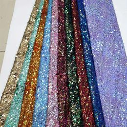 1pc High Quality Sequined Lace and Shiny Suitable for Clothing Skirt Home Table Cloth Curtain Fabric Decoration