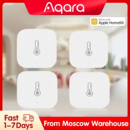 Control Aqara Temperature Sensor ZigBee Temperatur Humid Sensor Remote Control Smart Home Work With Xiaomi Home App Mijia Hub Homekit