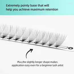 False Eyelashes Premade Fans 10D Sharp Base Volume Lashes Pointy Stem Thin Maquillaje Individual Classic Extensions