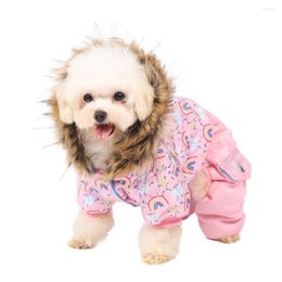 Dog Apparel Cotton Hoodies Warm Winter Thickness Pet Clothes Cat Puppy Dogs Coat Jackets Jumpsuit From S-XL For Small