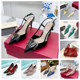 designer shoes women sandals high heels genuine leather for Women Shoes Women's Thin heel Shoes Sandal Party Wedding Shoes Brand Women High Heels Pointed Shoes