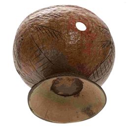 Bowls Coconut Shell Tall Storage Tray Woodsy Decor Decorative Bowl Serving