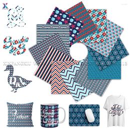 Window Stickers XFX Ocean Infusible Transfer Ink Sheet 1Pcs 12x12 In Wave Sublimation Paper For Joy Mug Press DIY T-Shirts Bags