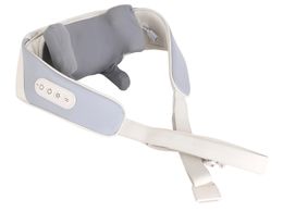 5D Kneading Rotation Massage Equipment with Pillow Hands Free Neck and Shoulder Massager 240318