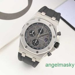 Custom AP Wristwatch Royal Oak Offshore Series Elephant Grey Automatic Mechanical Mens Watch 26470ST.OO.A104CR.01